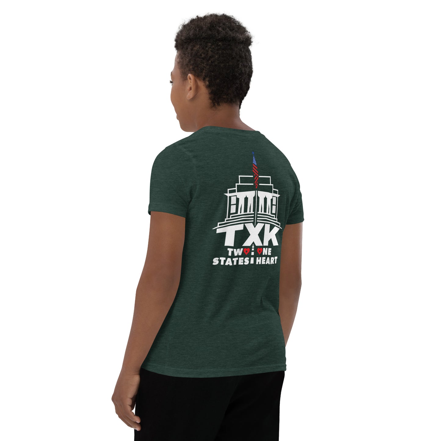 T-Shirt - Youth Two States One Heart