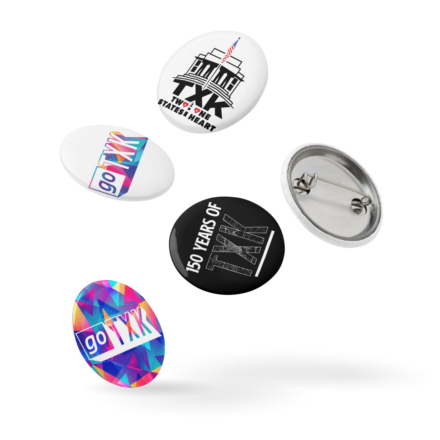 Pin buttons - Set of 5