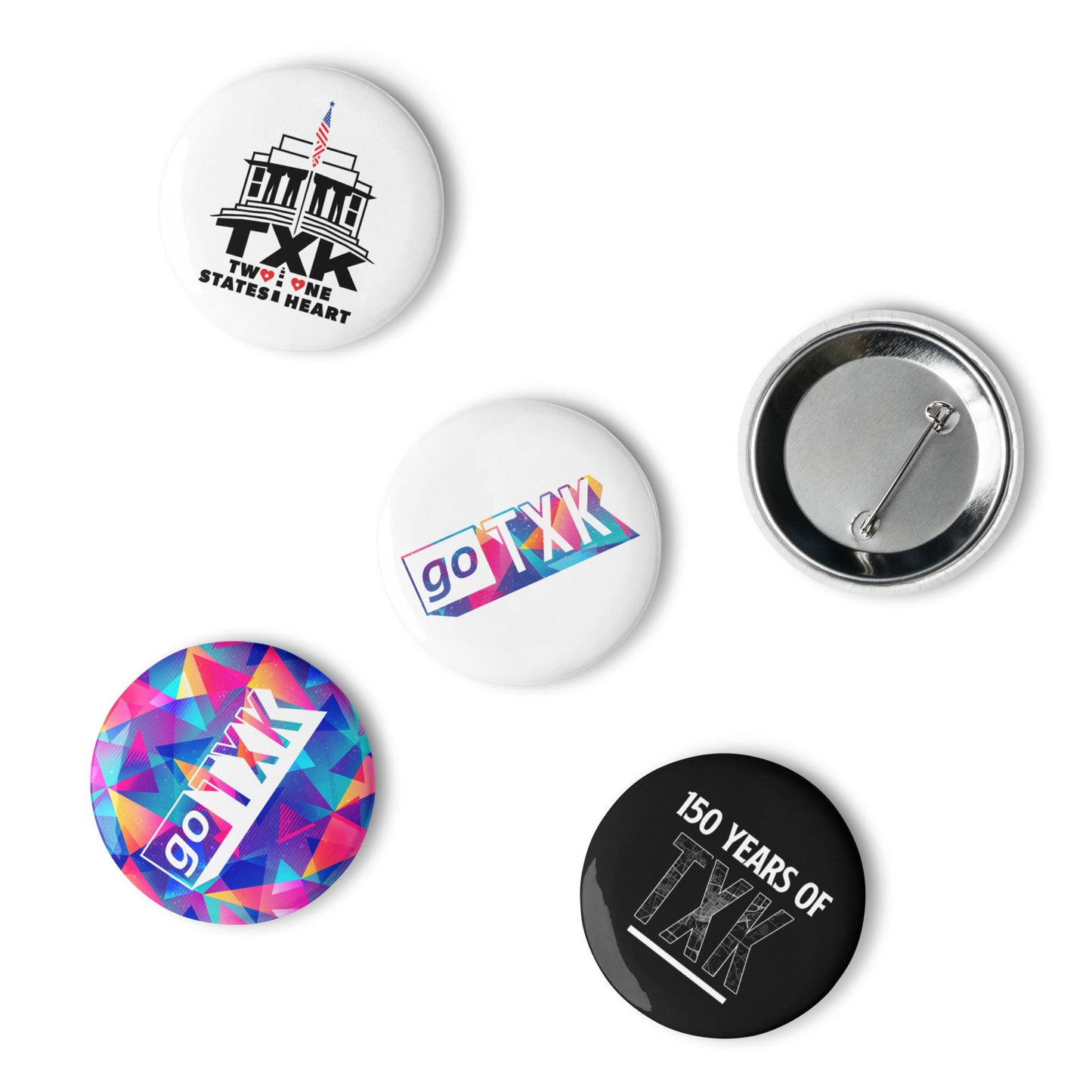 Pin buttons - Set of 5